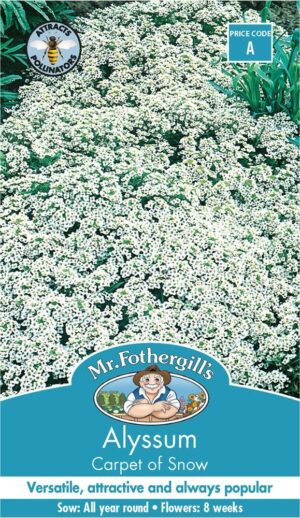 Mr. Fothergill’s Alyssum Carpet of Snow Seed Packet