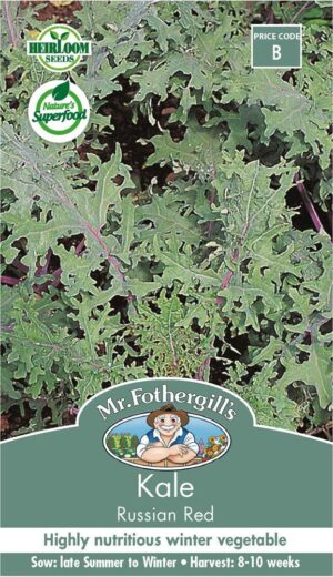 Mr. Fothergill’s Kale Russian Red Seed Packet