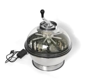 Bowl Trimmer Clear Lid Electric 19″ Stainless Steel